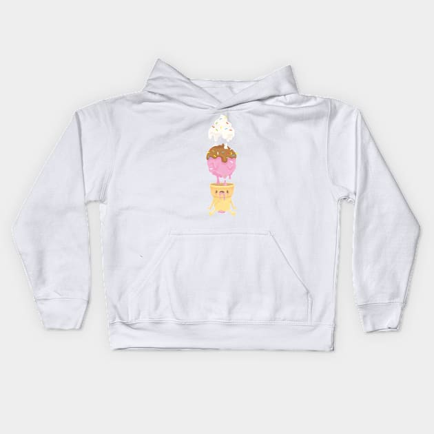 Ice Cream Kids Hoodie by Sam Potter Design